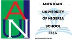 American University of Nigeria, AUN School Fees 2025/2026