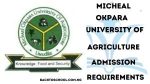 MOUAU Admission Requirements for 2025/2026 Academic Session