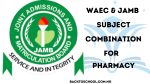 WAEC and JAMB Subject Combination for Pharmacy